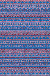 KYKLOS TOP (BLUE JEWELLERY PRINT)