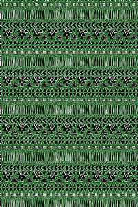 SCHEMA CROP SHIRT (GREEN ABSTRACT GEOMETRY PRINT)