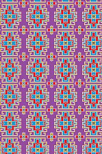 TAPIS OVERCOAT (LEONIDIO MAUVE  PRINT)