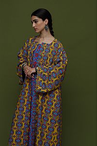 TAPIS OVERCOAT (LEONIDIO MUSTARD PRINT)