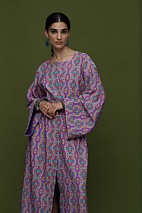 TAPIS OVERCOAT (LEONIDIO MAUVE  PRINT)