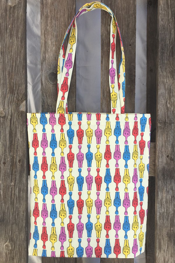 IDOLIA BEIGE Tote Bag