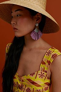 KARDAMYLA Maxi Dress (Pyrgousika lime&brown)