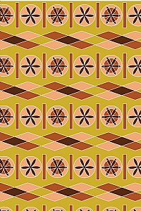 KARDAMYLA Maxi Dress (Pyrgousika lime&brown)