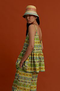 LAGADA Top (Pyrgousika Multi Green)