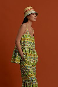 LAGADA Top (Pyrgousika Multi Green)