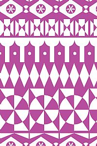 LAGADA Top (White motifs pink)