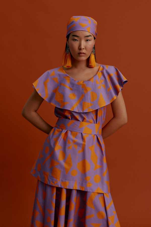 MESTA Top (Pyrgousika logo in purple)