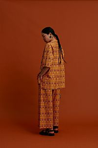 MASTICHOCHORI Shirt (Pyrgousika brown/orange)