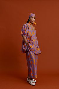 VOLISSOS Pants (Pyrgousika logo purple)