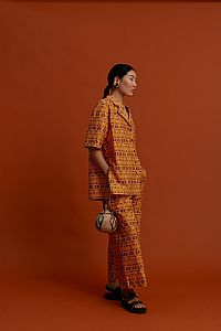 VOLISSOS Pants (Pyrgousika brown/orange)