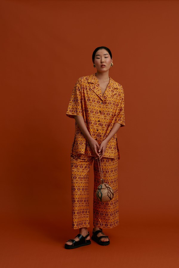 VOLISSOS Pants (Pyrgousika brown/orange)