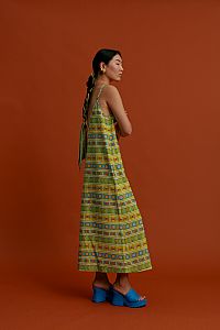 MARKELLA Maxi Dress (Pyrgousika Multi Green)