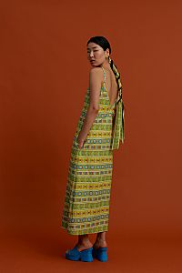 MARKELLA Maxi Dress (Pyrgousika Multi Green)