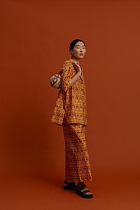 VOLISSOS Pants (Pyrgousika brown/orange)