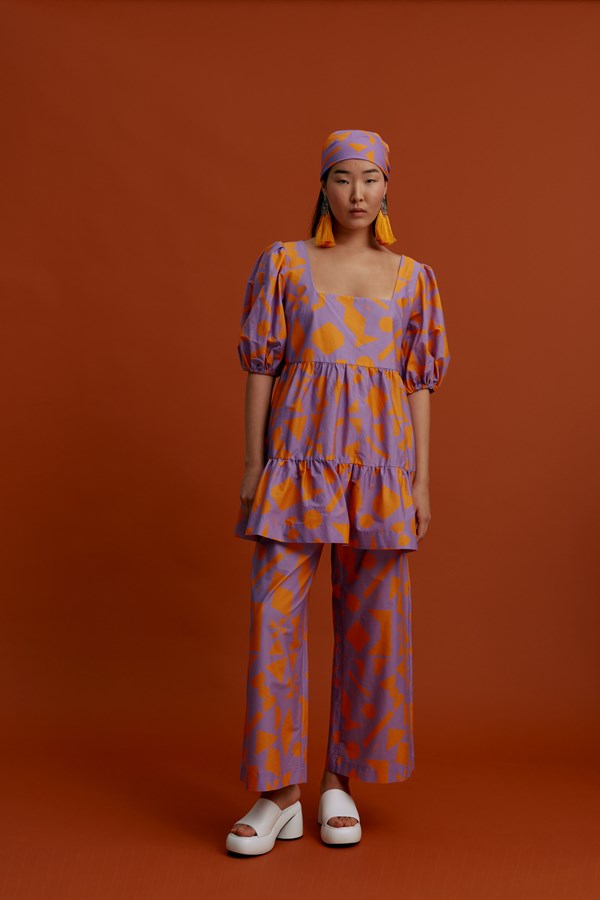 VOLISSOS Pants (Pyrgousika logo purple)