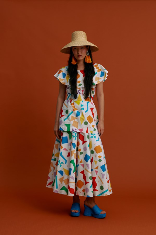 VIKI Maxi Skirt (Pyrgousika logo white)