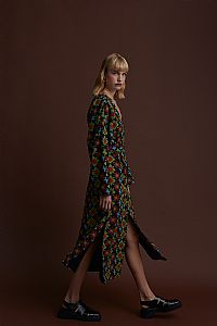 PRESPES KIMONO/DRESS (KOSOULA BLACK PRINT)