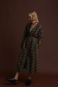 PRESPES KIMONO/DRESS (KOSOULA BLACK PRINT)