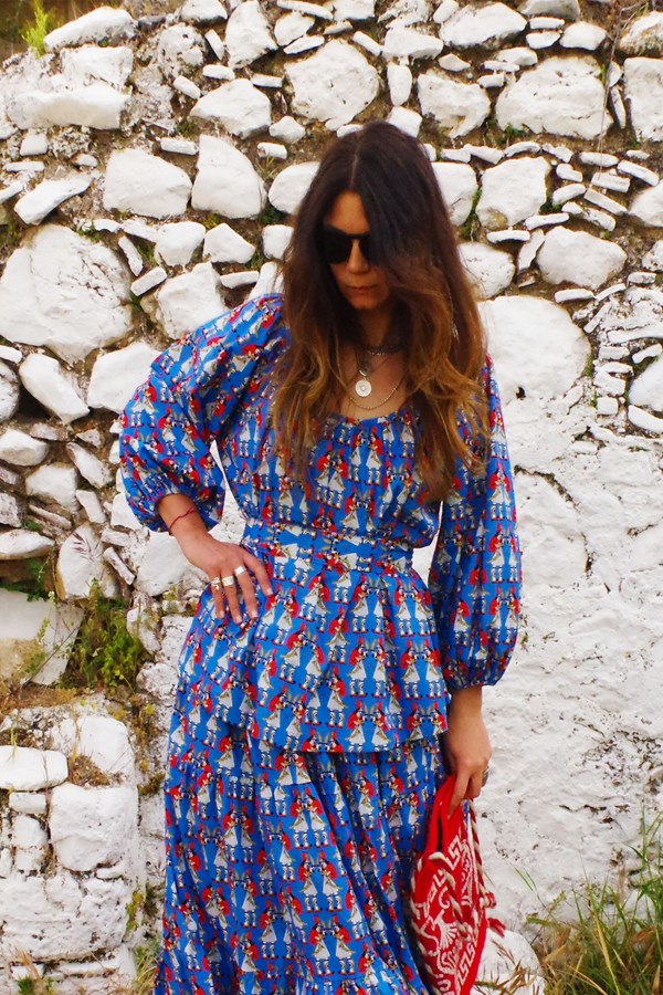 KARIOFILI Top (Karaiskakis Print)