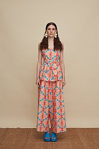 KISSAMOS TOP (KOUSKOUSES RED PRINT)