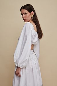 CRETA CROP TOP (WHITE)