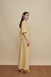 ZONIANA PANTS (VOURIA BEIGE PRINT)