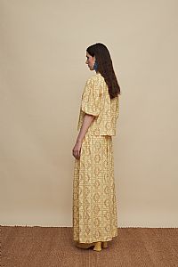 ZONIANA PANTS (VOURIA BEIGE PRINT)