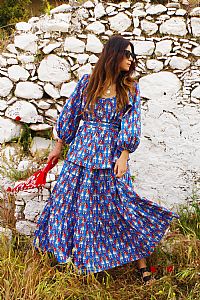 KARIOFILI Skirt (Karaiskakis Print)