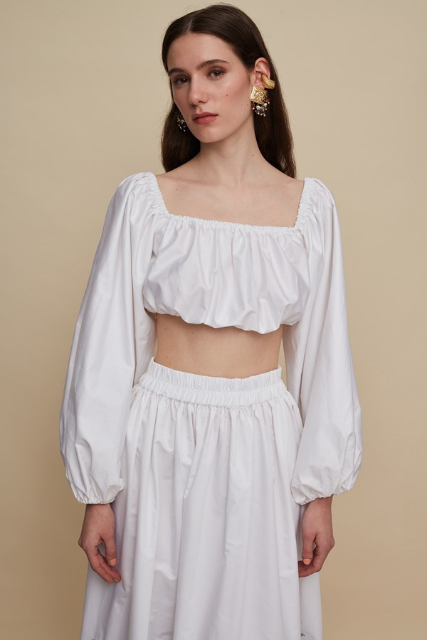 CRETA CROP TOP (WHITE)