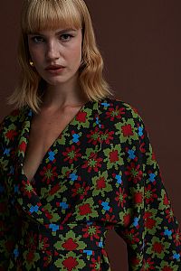 ALIAKMONAS KIMONO/DRESS (KOSOULA BLACK PRINT)