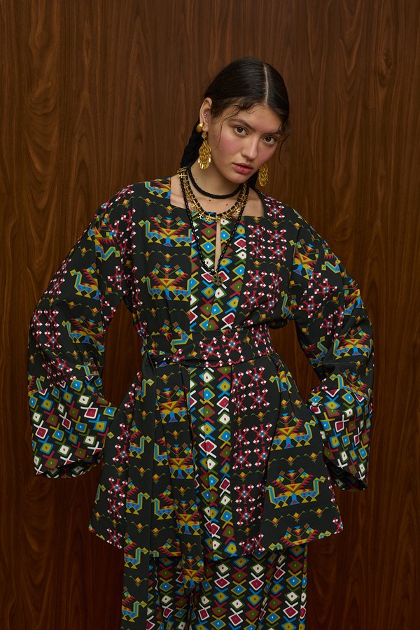 HRAMI KIMONO (ELENIA BLACK PRINT)