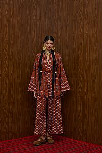 HRAMI KIMONO (KAMPOS BROWN PRINT)