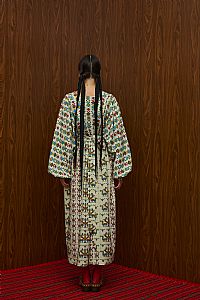 METSOVO MAXI DRESS (ELENIA BEIGE PRINT)