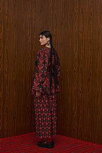 ACHELOOS PANTS (RUMPE BLACK/RED PRINT)