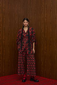 ACHELOOS PANTS (RUMPE BLACK/RED PRINT)