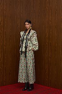 ACHELOOS PANTS (ELENIA BEIGE PRINT)