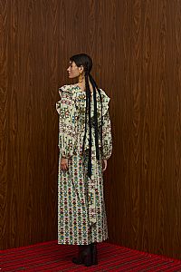 ACHELOOS PANTS (ELENIA BEIGE PRINT)