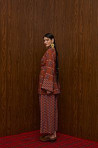 HRAMI KIMONO (KAMPOS BROWN PRINT)