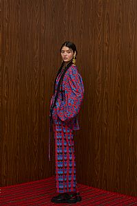 HRAMI PANTS (PETES RED/BLUE PRINT)