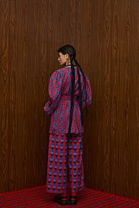 HRAMI PANTS (PETES RED/BLUE PRINT)