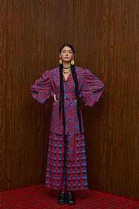 HRAMI PANTS (PETES RED/BLUE PRINT)