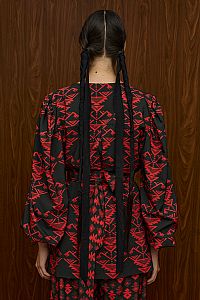 BERDES SHIRT (RUMPE BLACK/RED PRINT)