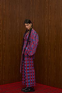 BERDES SHIRT (PETES RED/BLUE PRINT)