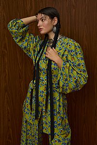 BERDES SHIRT (ALOGON GREEN PRINT)