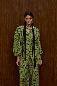 BERDES SHIRT (ALOGON GREEN PRINT)