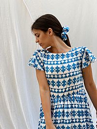 KSISTA Blue Scrunchie