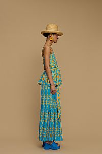 TOP DONOUSA (CYCLADES ORANGE/BLUE PRINT)