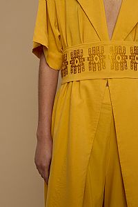 KIMONO MAXI HERAKLEIA (MUSTARD)