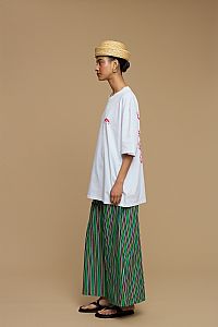 PANTS KOUFONISI (STRIPES BLACK/GREEN/RED)